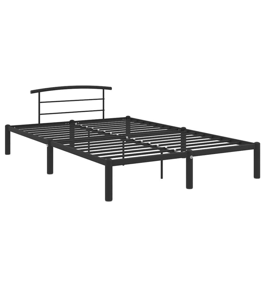Bettgestell Schwarz Metall 120x200 cm