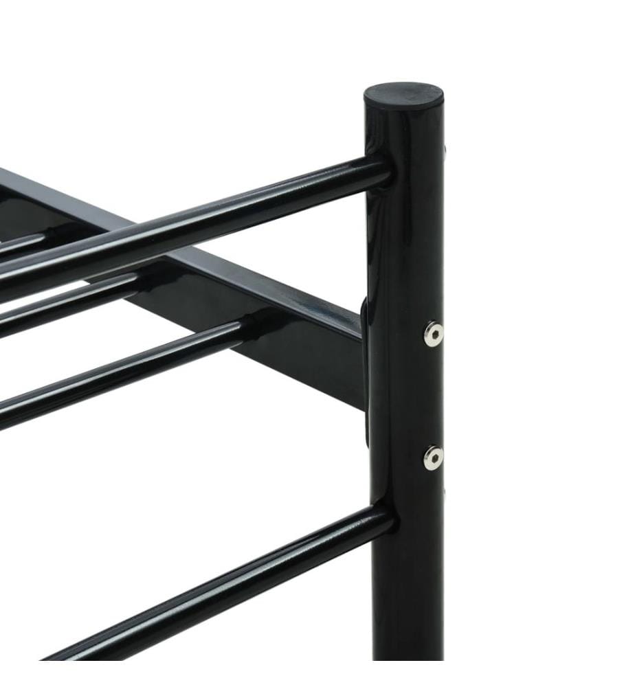 Bettgestell Schwarz Metall 120x200 cm