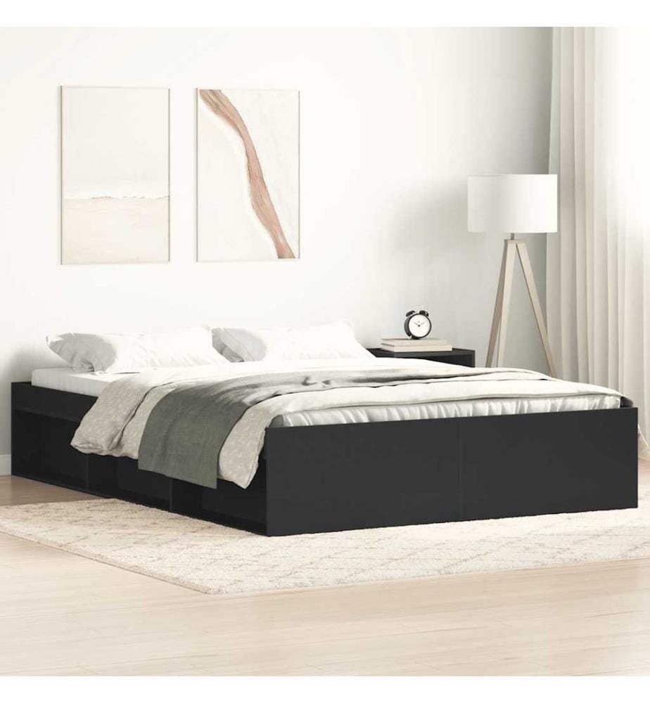 Bettgestell Schwarz 120x200 cm