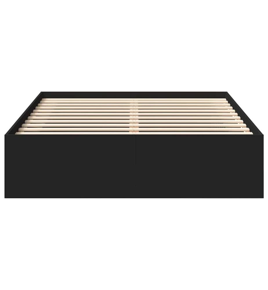 Bettgestell Schwarz 120x200 cm