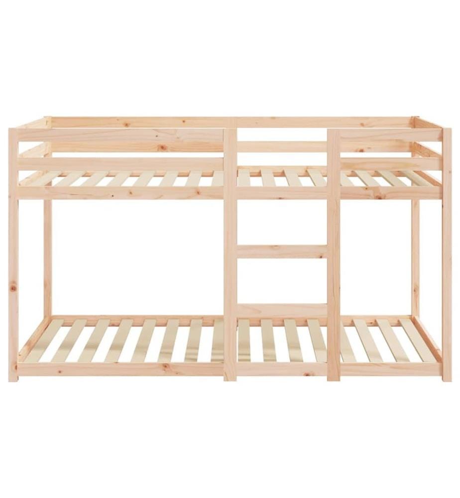 Lit superposé sans matelas 90x190 cm bois de pin massif