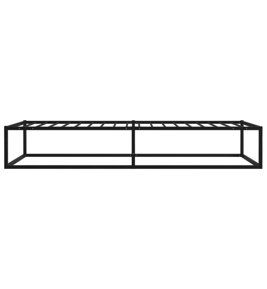 Bettgestell Schwarz Metall 90x200 cm