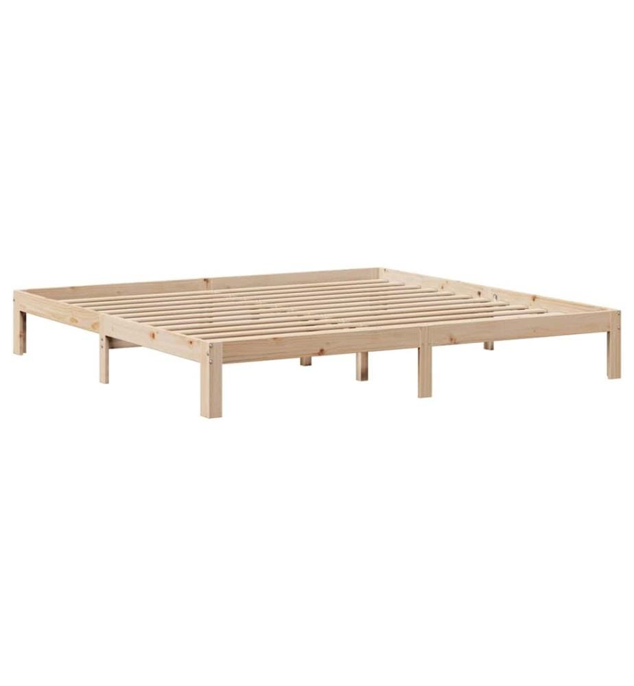 Cadre de lit avec tiroirs sans matelas 180x200 cm
