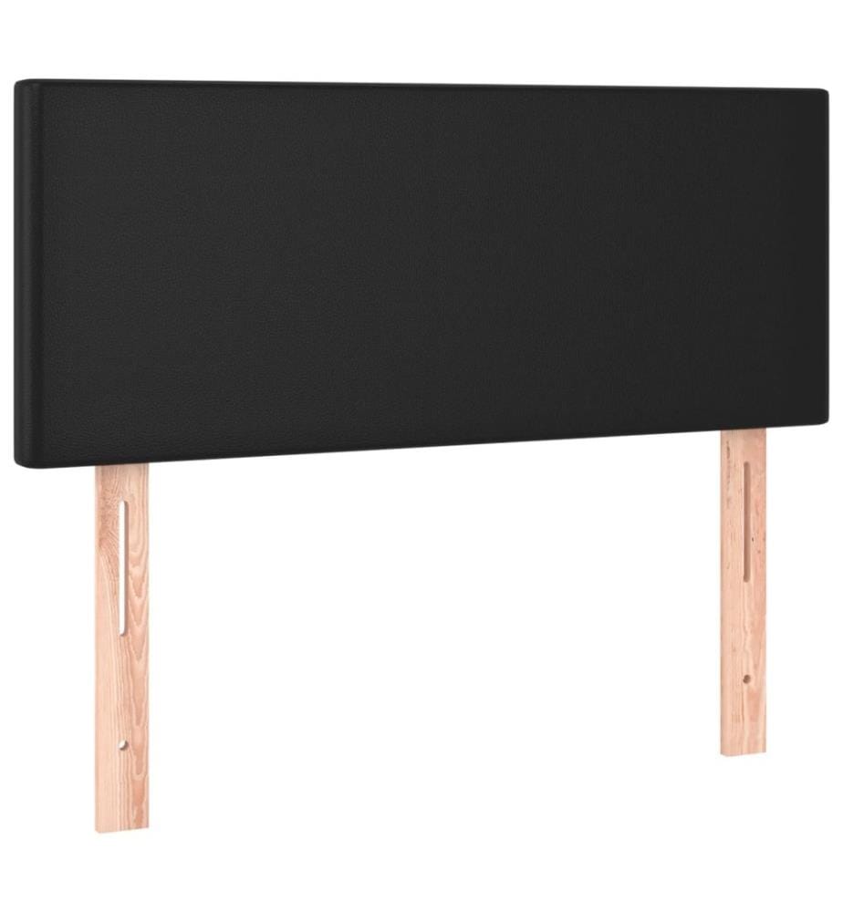 Kopfteil Schwarz 100x5x78/88 cm Kunstleder