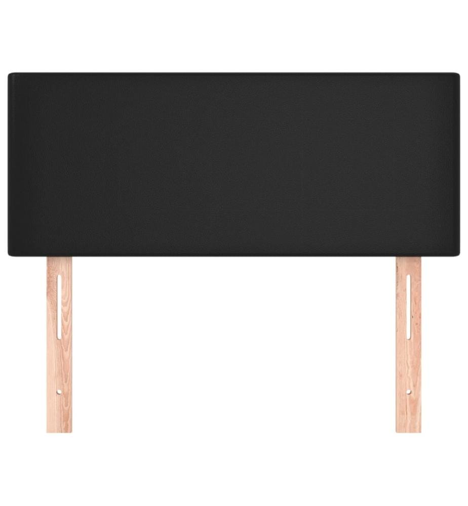 Kopfteil Schwarz 100x5x78/88 cm Kunstleder