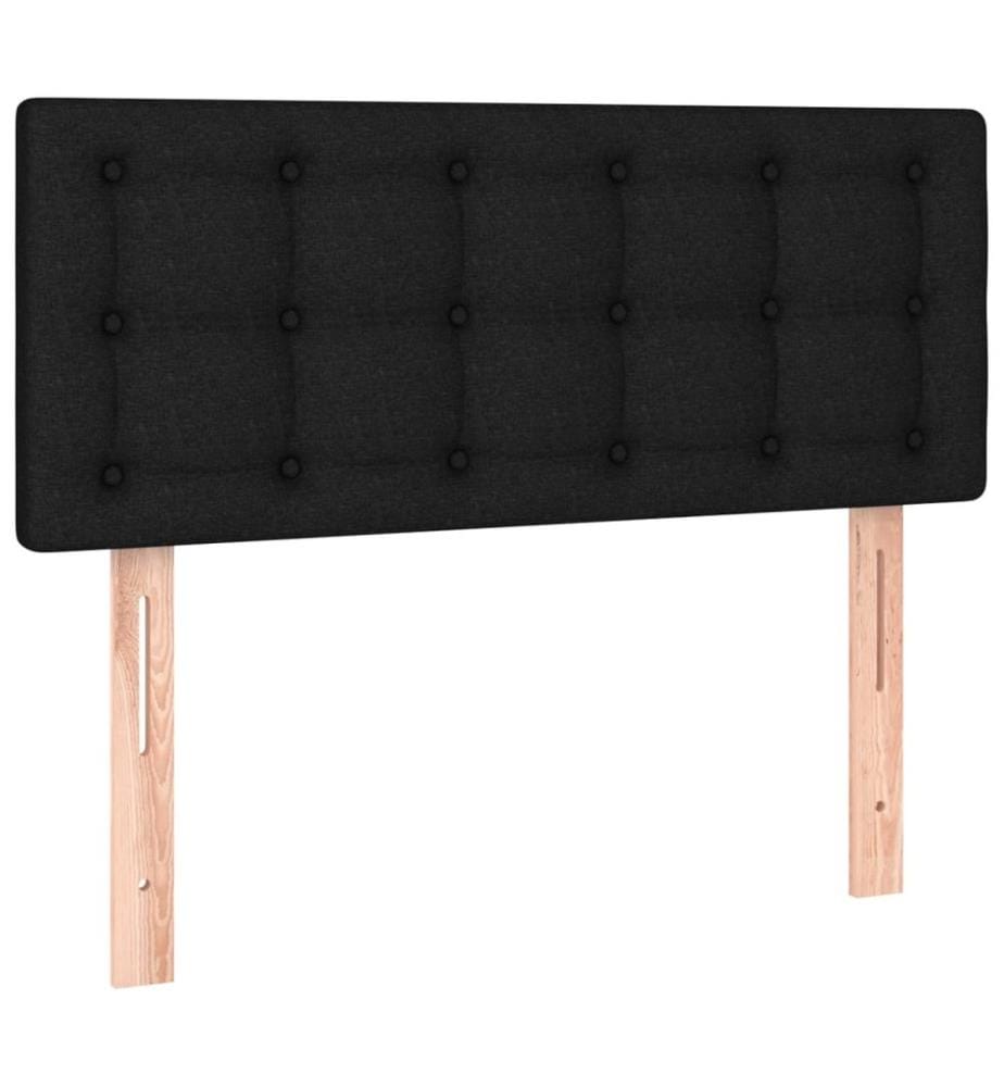 Kopfteil Schwarz 90x5x78/88 cm Stoff