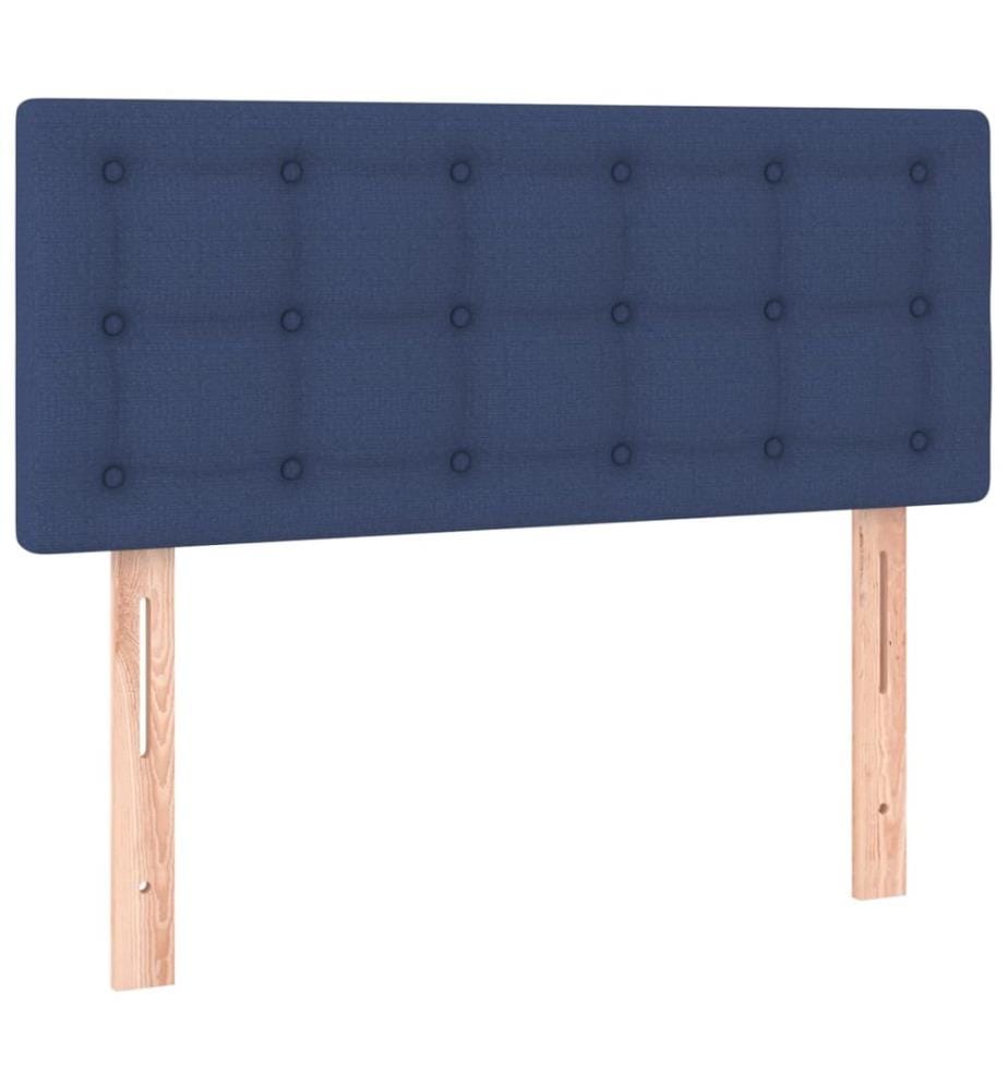 Kopfteil Blau 90x5x78/88 cm Stoff