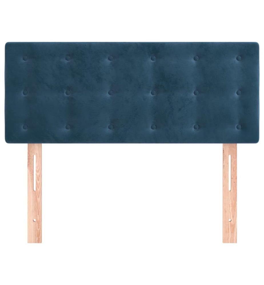 Kopfteil Dunkelblau 100x5x78/88 cm Samt