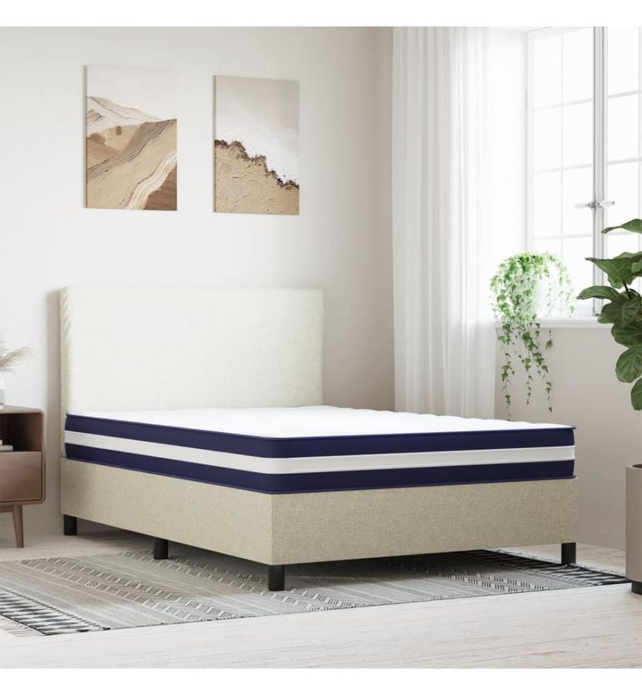 Matelas à ressorts ensachés dureté moyenne 120x200 cm
