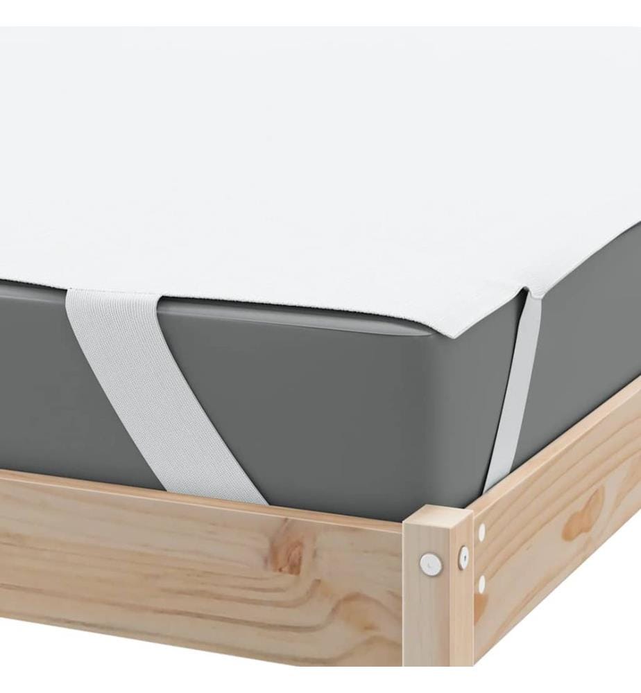Protège-matelas blanc 140x190 cm imperméable