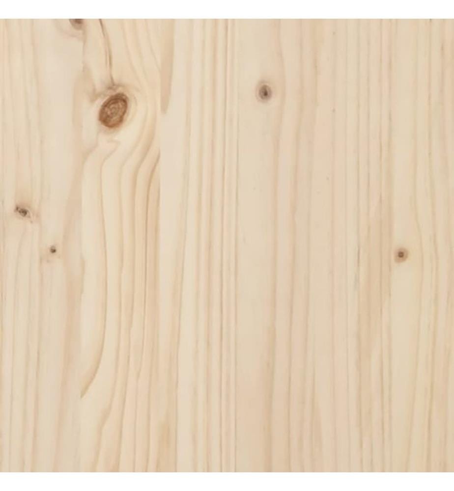 Tête de lit 166x4x100 cm Bois massif de pin