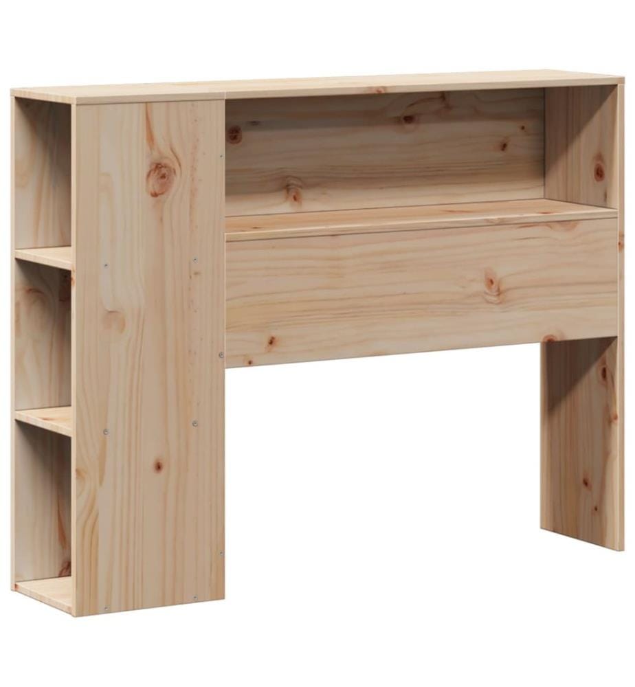 Tête de lit avec rangement 100 cm bois massif de pin
