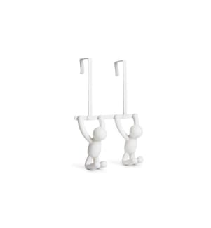 Garderobe Buddy 2 Haken - Weiss