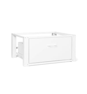 Spezialsockel Waschmaschine weiss mit Schublade 100kg
