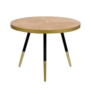 Tavolino rotondo in legno chiaro MDF Mobili da salotto in stile moderno