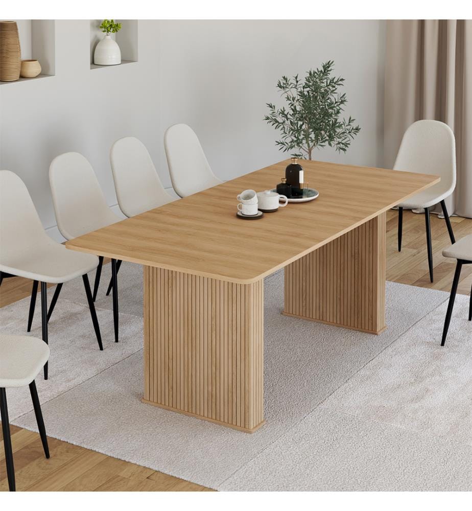 Table de Repas Extensible Albane 160-200 cm - Bois