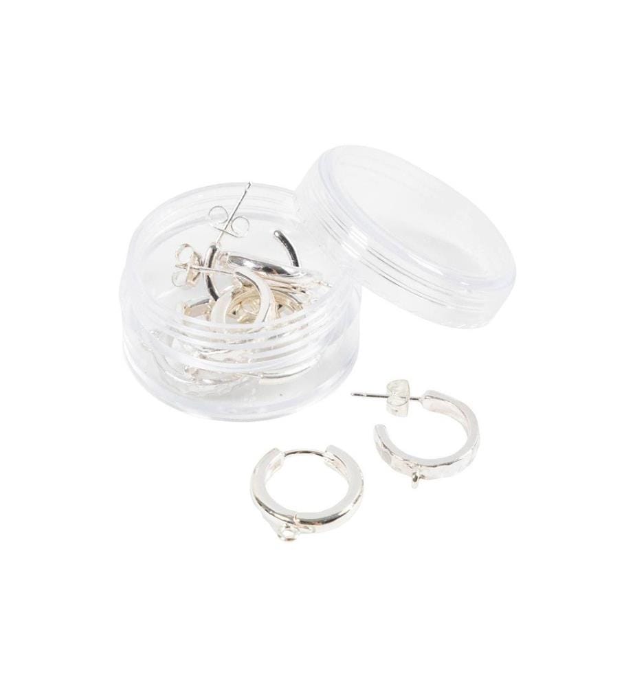 Boucle d'oreille 2 x 2 paires, argentées