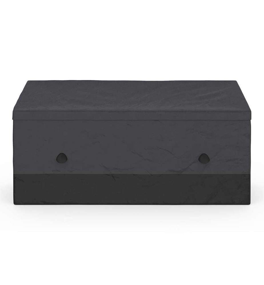 Box per esterni con telone 600L - Nero e grigio antracite