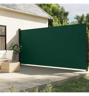 Seitenmarkise Ausziehbar Dunkelgrün 220x300 cm