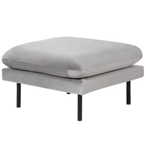 Ottomana VINTERBRO Velluto Grigio