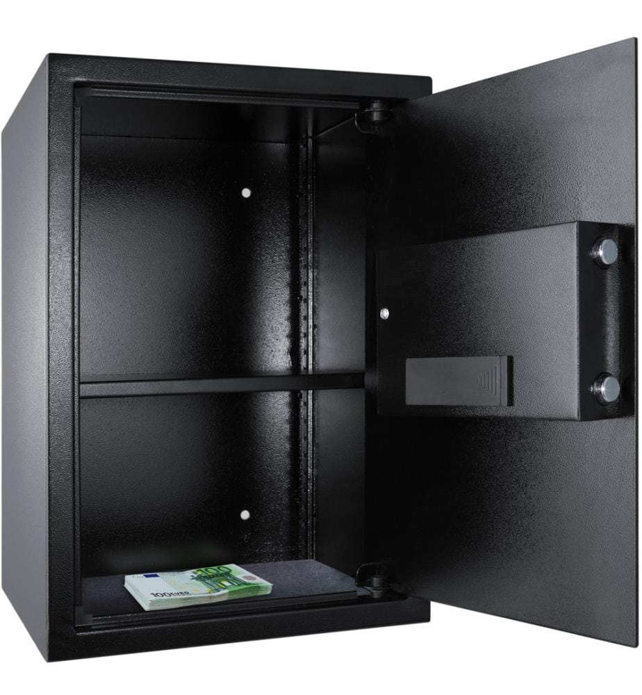 Cassaforte elettronica chiavi, modello 4, grande - nero