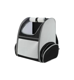 Sac à dos pour transport d'animal Chloé, 39 × 43 × 27 cm, gris/noir