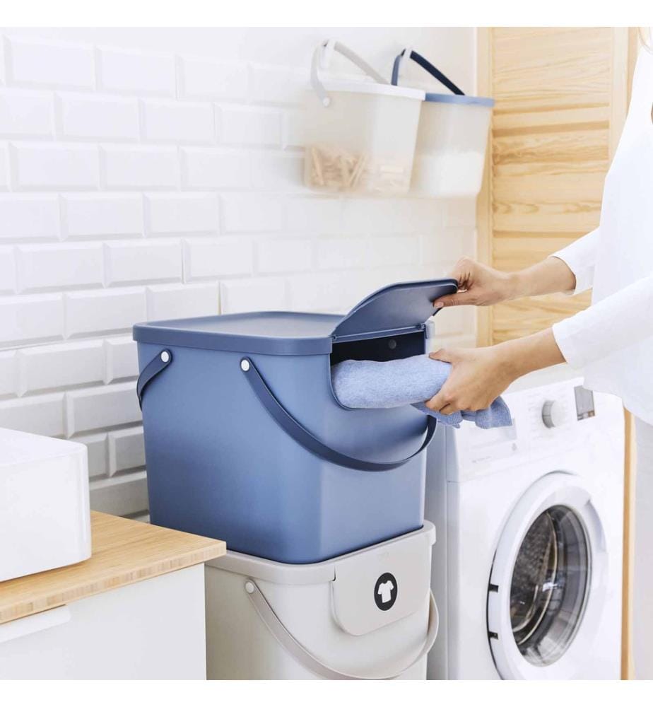 Sistema di smistamento del bucato Albula, 3 x 40 L - Blu