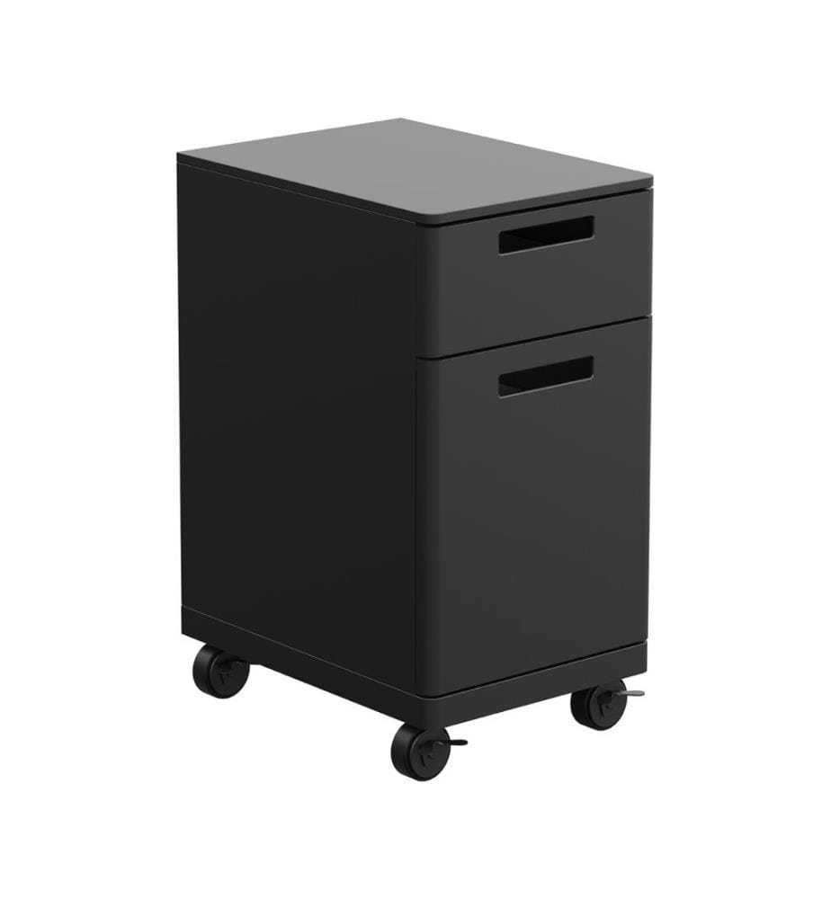 Grillschrank HEAT mit Rollen – Schwarz