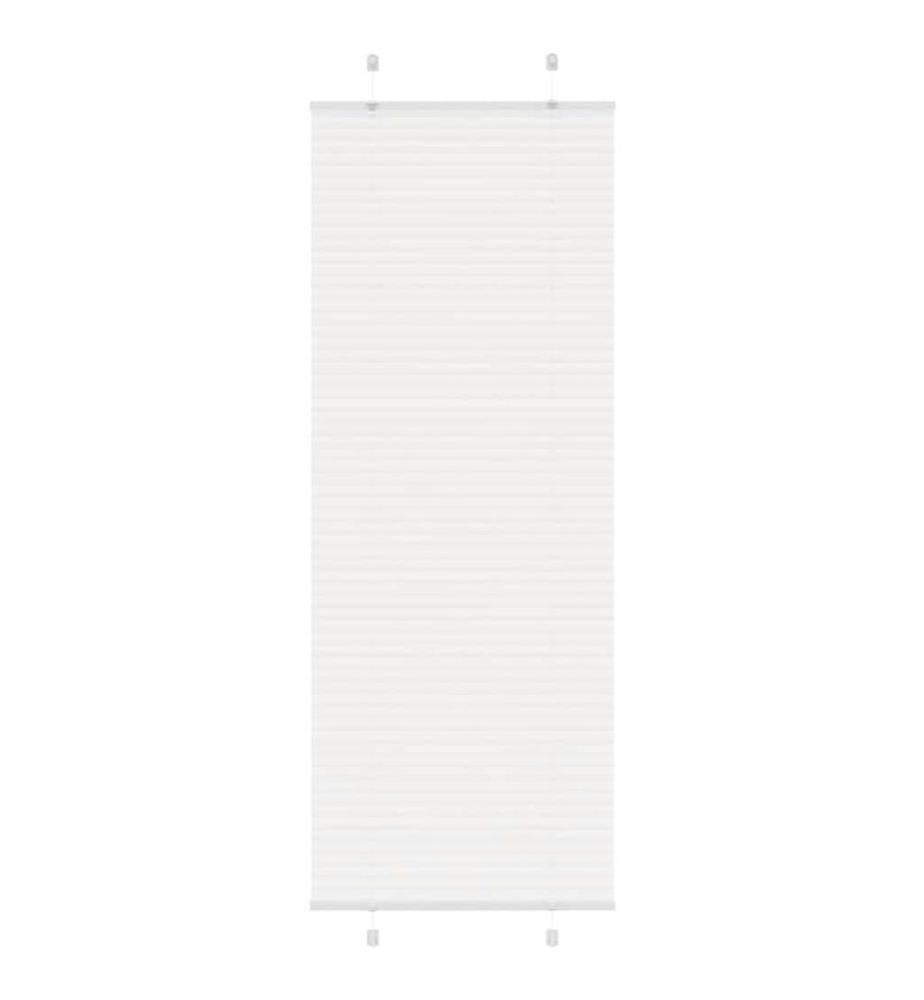 Plissee Weiss 70x200 cm Stoffbreite 69,4 cm Polyester