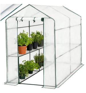 Serre de jardin souple 2,23 m² - blanc