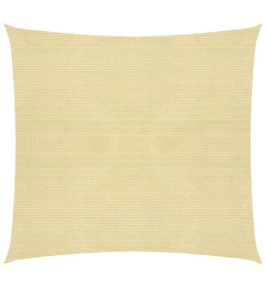 Sonnensegel 160 g/m² Beige 2,5x2,5 m HDPE