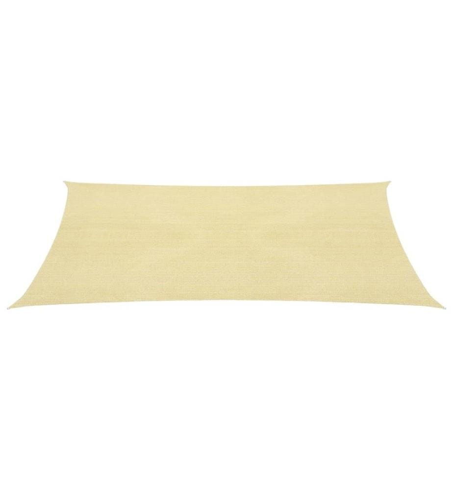 Sonnensegel 160 g/m² Beige 2,5x2,5 m HDPE