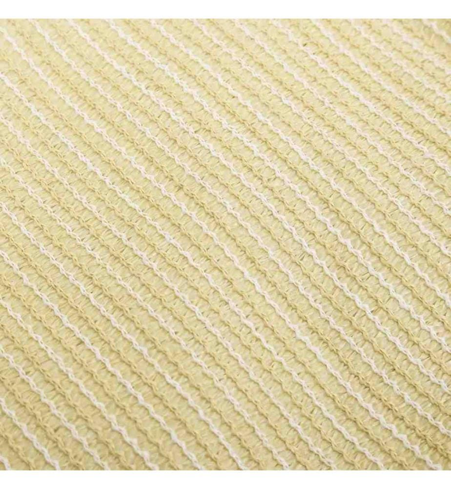 Sonnensegel 160 g/m² Beige 2,5x2,5 m HDPE