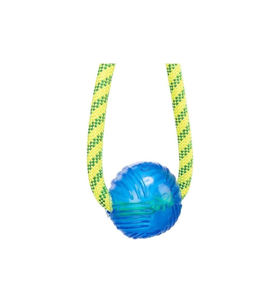 TRIXIE - Schwimmspielzeug Aqua Toy Tau mit Ball, ø 6 × 40 cm, Grün