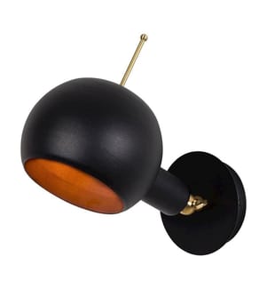 Wandleuchte - Schwarz und Bronze