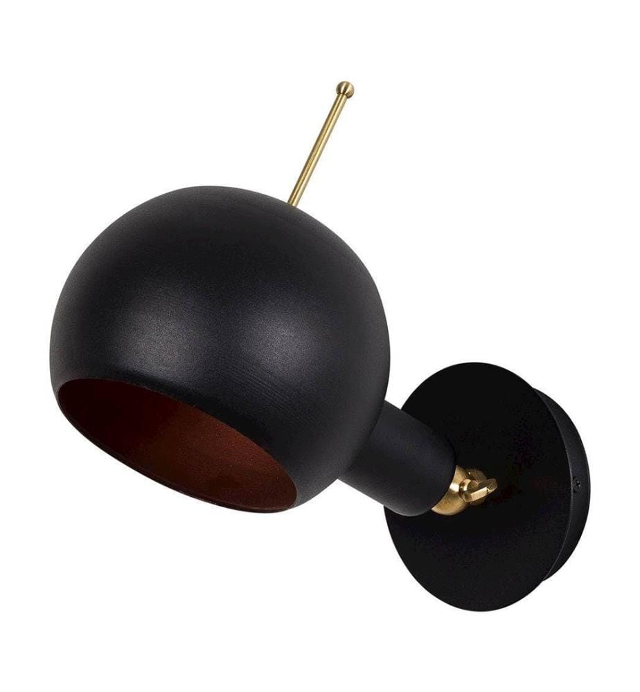 Wandleuchte - Schwarz und Bronze