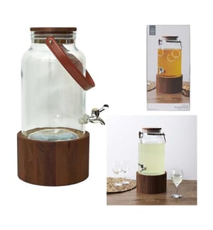 Brunnen mit Holzständer und Henkel - 6L