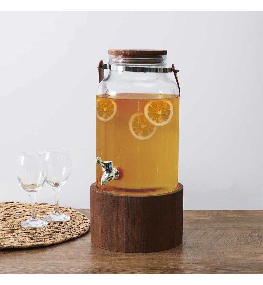 Brunnen mit Holzständer und Henkel - 6L