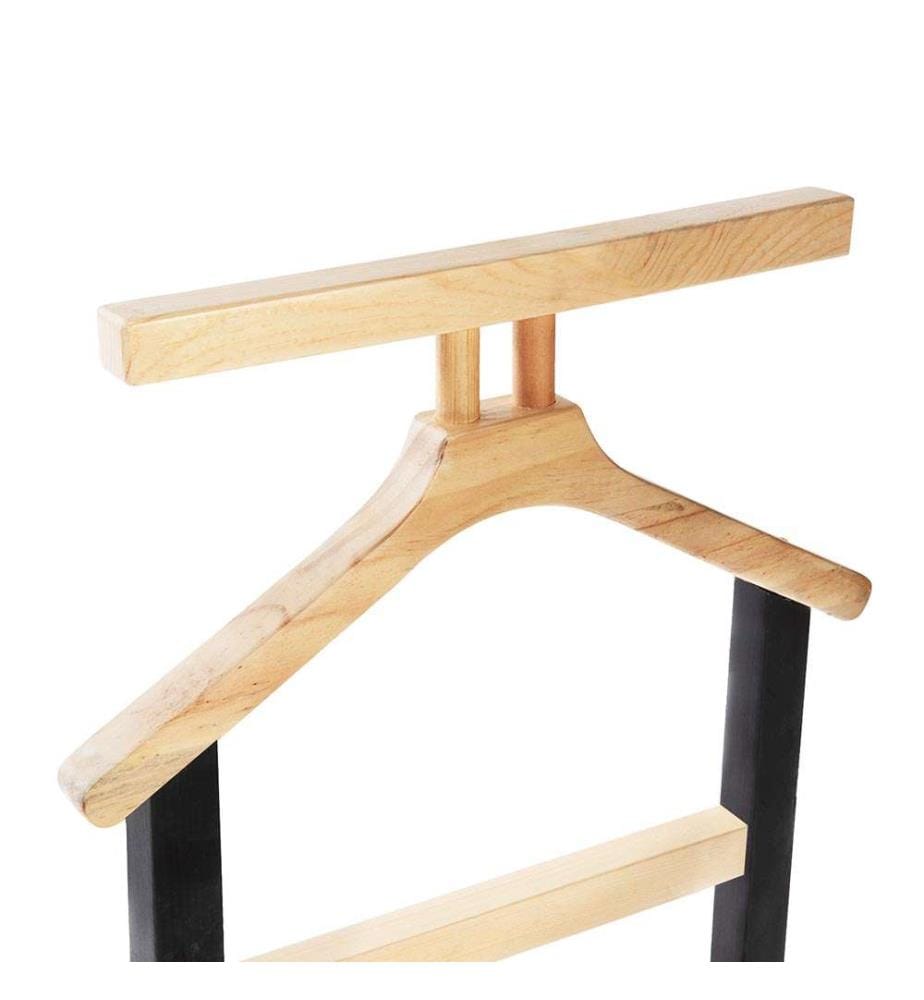 Valet Appendiabiti doppio - 49 x 40 x 110 cm - Nero
