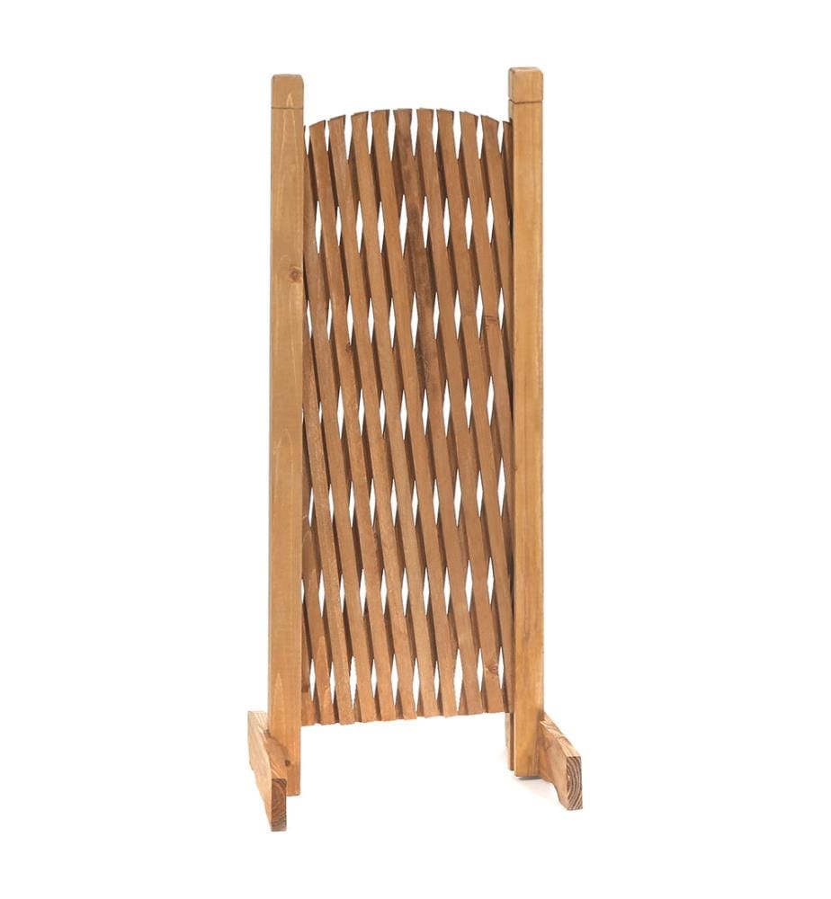 Barrière extensible 150 cm en Bois - Brun