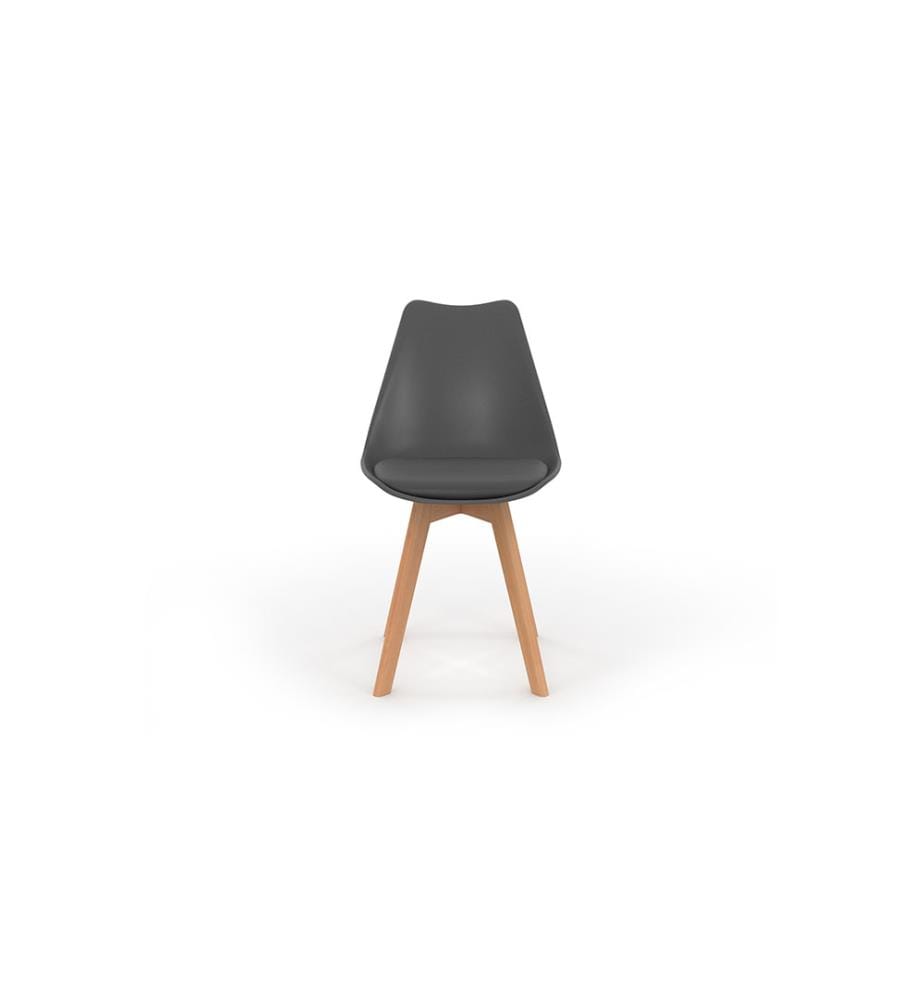 4er-Set Stühle Nordia 46 x 51 x 79.5 cm - Grau