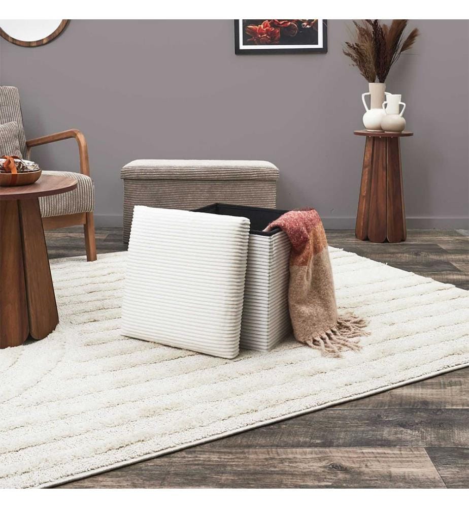 Klappbare Banktruhe Scott - Beige