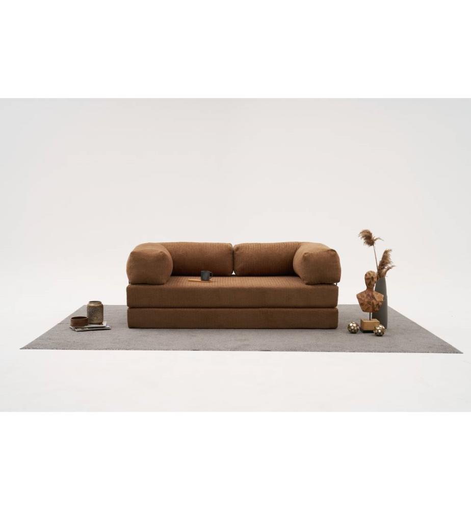 3-Sitzer Sofa Komfort - Braun