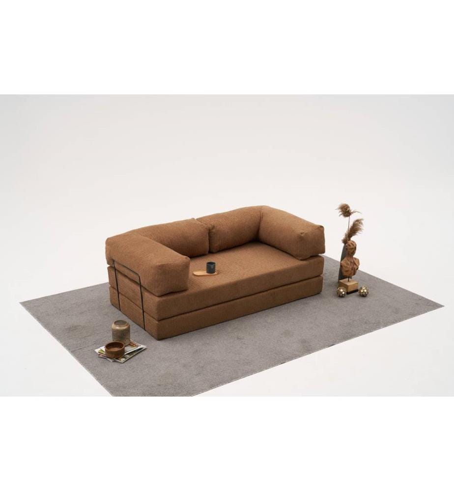 3-Sitzer Sofa Komfort - Braun