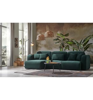 Kuba corner sofa - Green