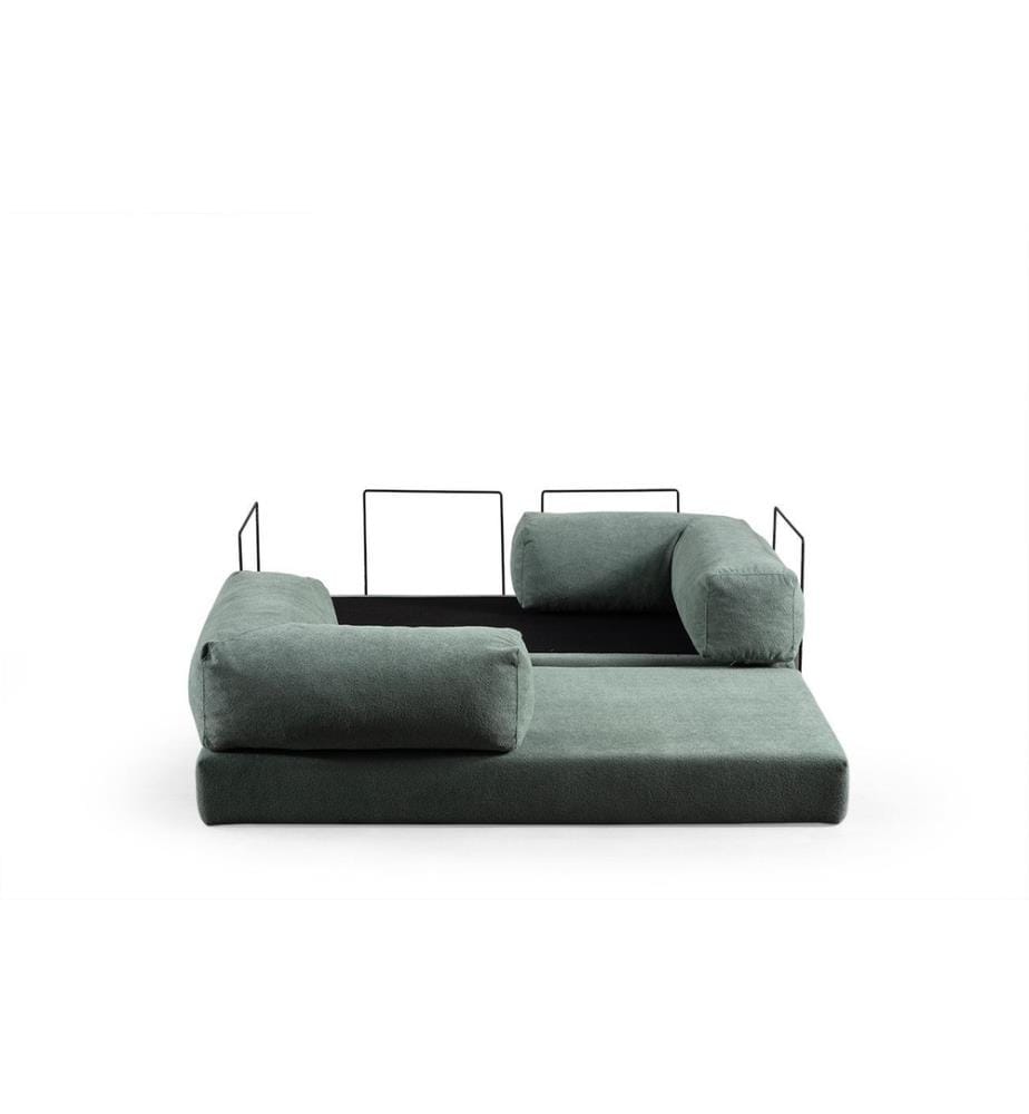Via Con Sitz-Sofa-Bett - Grün