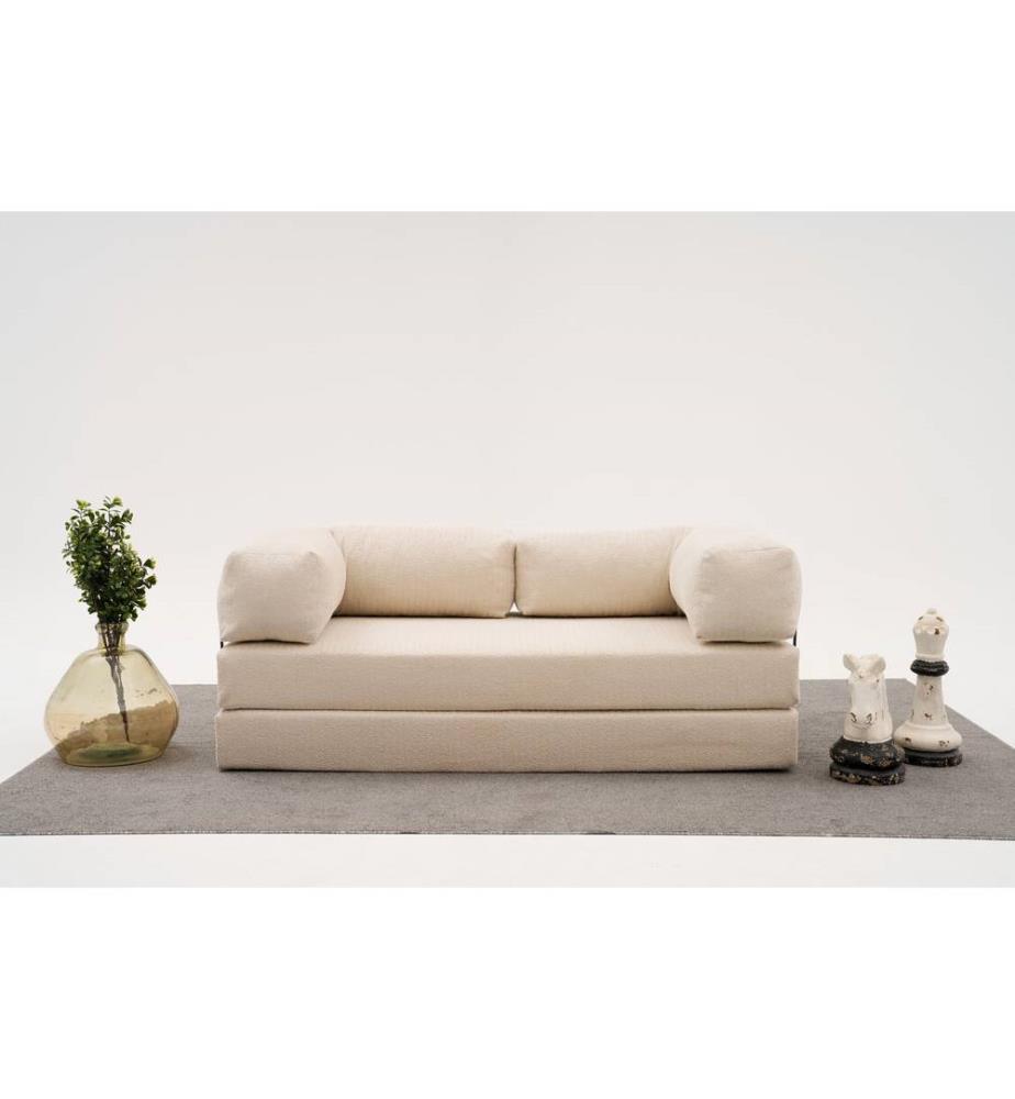 Komfort 3-Sitz Sofa - Creme