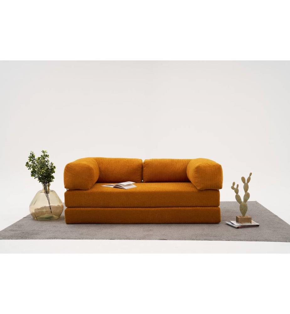 Komfort 3-Sitz Sofa - Orange