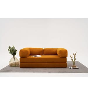 Komfort 3-Sitz Sofa - Orange