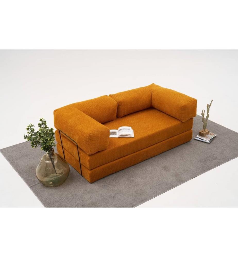 Komfort 3-Sitz Sofa - Orange